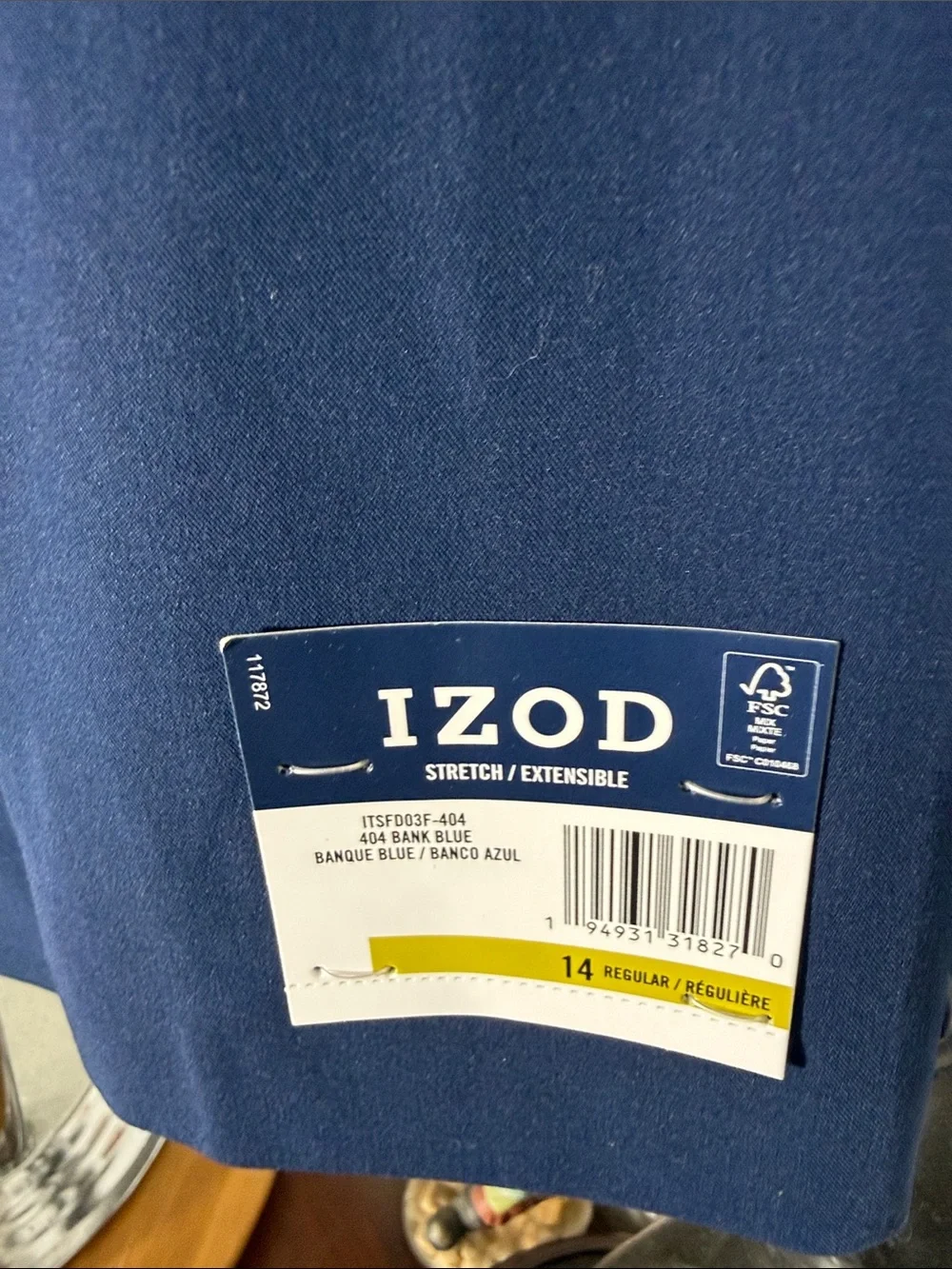 Izod Boys Navy Blue Two-Button Blazer